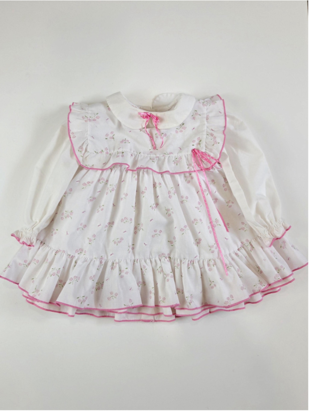 Vintage 80s 2-Piece Dress Set, Gavette Canada, Cottagecore Floral | Size 24M